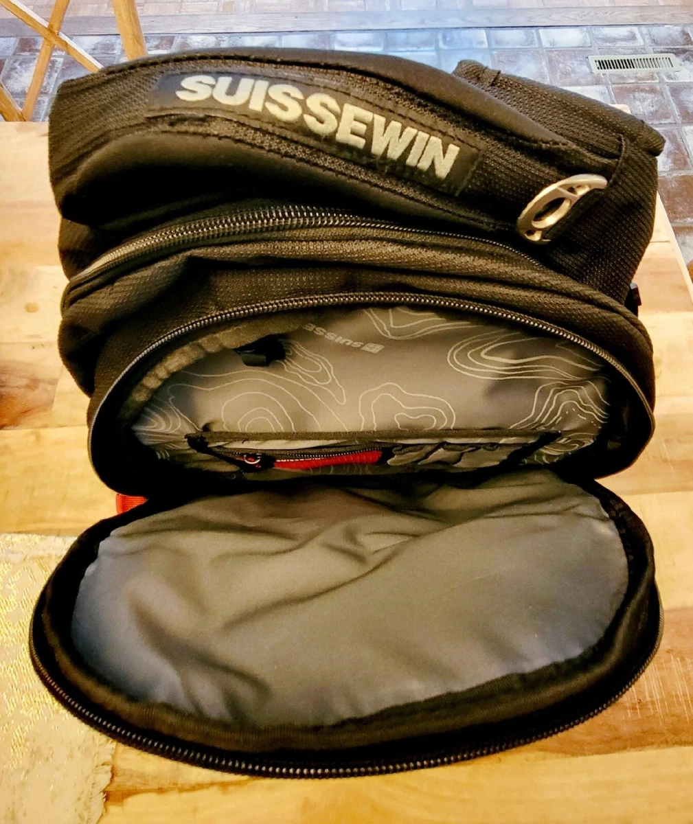 Stay Dry and Organized with the SUISSEWIN Waterproof Oxford Backpack