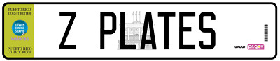 Puerto Rico Does It Better / Valores Euro Style Custom License Plate