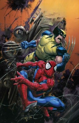 SPIDERMAN & WOLVERINE 1 1:100 CLAYTON CRAIN VIRGIN VARIANT NM