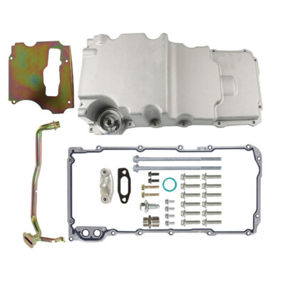 Swap Oil Pan Retrofit Kit Low Profile for LS1 LS2 LS3 4.8L 5.3L 6.0L 6.2L Rear