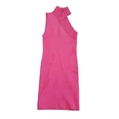alice and olivia pink sweater dress High low sweater dress pink alice and olivia