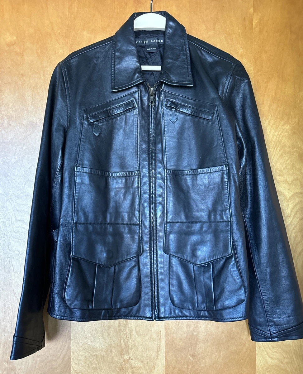 Ralph Lauren Black Label Leather Outer Shell Blazers for Women for