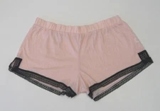 VICTORIA'S SECRET PINK SLEEP SHORTS WITH LACE Sz XL
