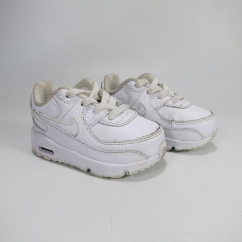 Nike Air Max 90 Jungen Größe 5C weiß sportliche Laufschuhe Turnschuhe CD6868-100 - Bild 6 von 13