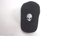 Genuine NWOT Alienware Cap Black Mesh 100% Polyester Unisex One Size Fits All