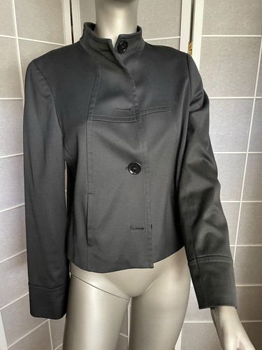 Esprit Blazer Jacke Kurzjacke Stehkragen schwarz Gr. M Gr. 38 - Bild 2 von 5