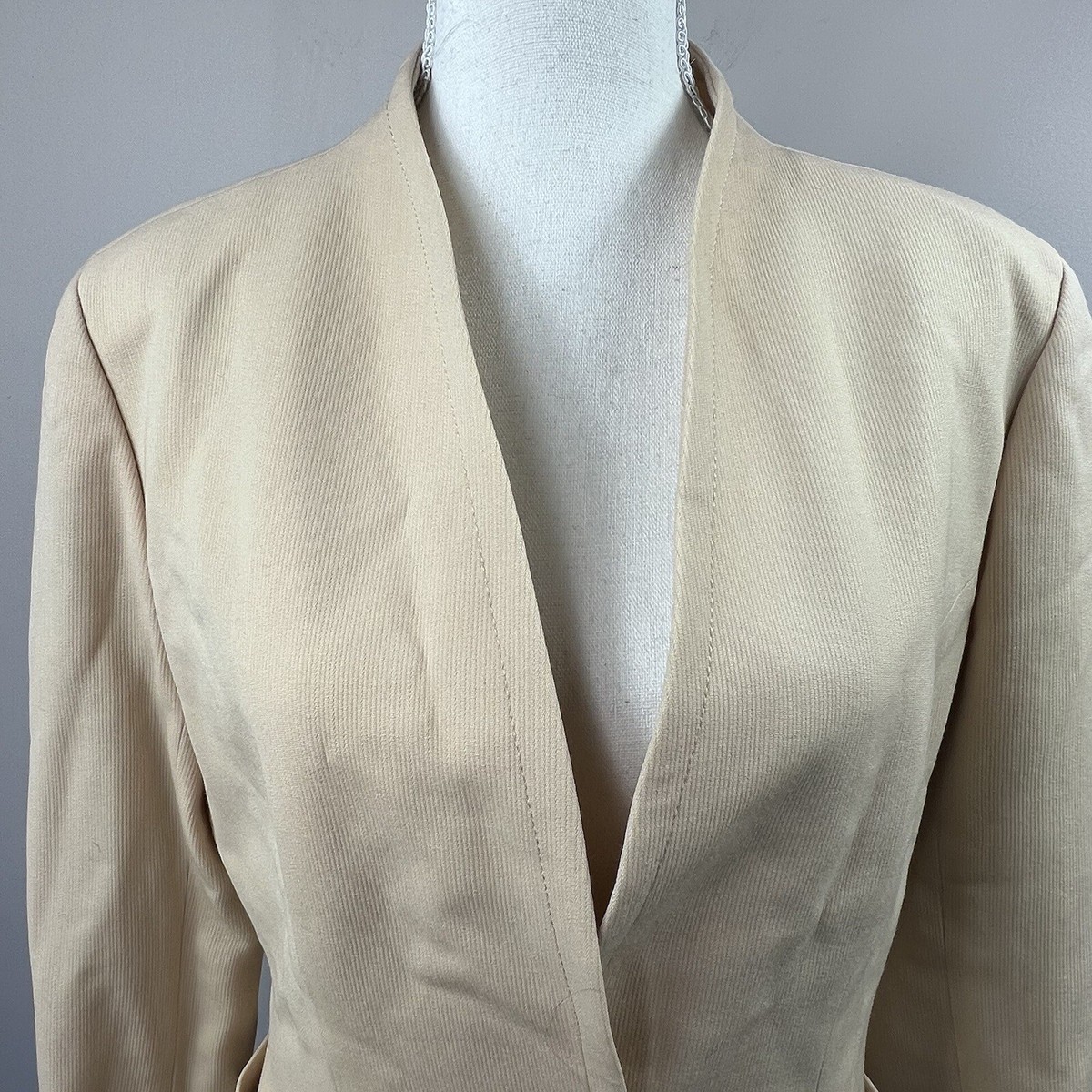 アウターその他 PINKO Woman Blazer Beige 100987A0IM C28 Oversized textured canvas blazer PINKO → Shop Online