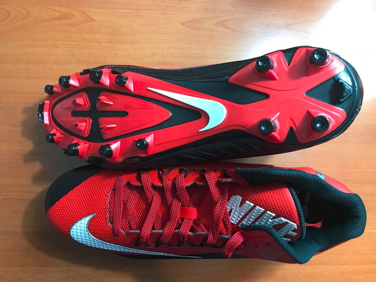 NIKE ALPHA PRO 2 TD PP 3/4 MID FOOTBALL CLEATS 729444-602 MSRP FALCONS Amazon.com | Nike Men main image 2