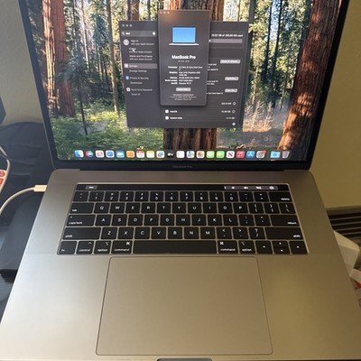 Apple MacBook Pro 15.4'' (256 GB, Intel Core i7 2.2 GHz, 16GB) Space Gray