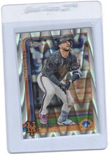 2025 Topps Chrome Pete Alonso Ray Wave Refractor  # 136 Card Mets