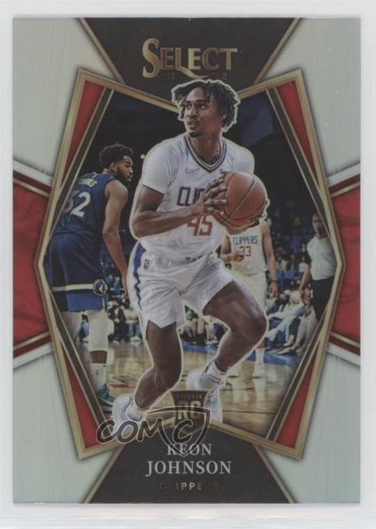 2021-22 Panini Select Premier Level Silver Prizm Keon Johnson #115 Rookie RC fm0