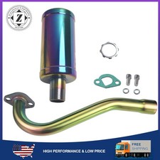 Exhaust Header Pipe fit Predator 196cc 212cc GX160 GX200 Tillotson 212