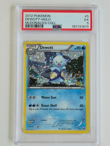 Dewott - 5/12 Promo McDonald's Promos 2012 005/012 Holo PSA 5