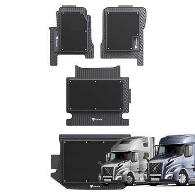 Floor Mat for Volvo VNL 740,760 2019-2024 Rubber Carpet All Weather Set