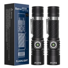 Rechargeable Tactical Flashlights, High Lumens Small Mini USB-C LED Flashligh...