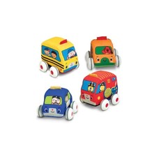 Melissa  Doug K's Kids Pull-Back Town Vehicle Set - Baby Toys Set