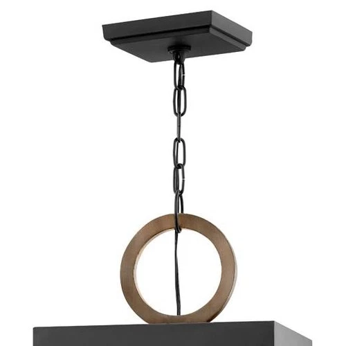 Hinkley Porter 31 1/4" High Black 4-Light LED Outdoor Hanging Light - Picture 3 of 5