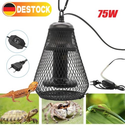 Terrarium Aquarium Heizlicht Wärmelampe mit Halterung UVA UVB Reptilien Strahler