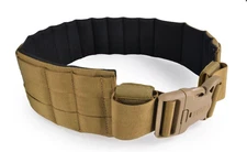 NEW BLACKHAWK PADDED PATROL BELT COYOTE TAN MEDIUM 43-49 in. WAIST