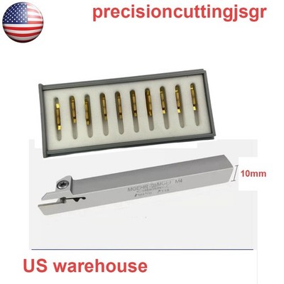 MGEHR1010-1.5 CNC Lathe Turning Tool Holder + MGMN150 Grooving Cut Off Insert