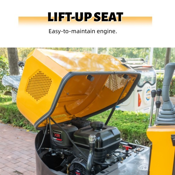 1 TON Mini Hydraulic Excavator For Sale 13.5HP Mini Digger with Gas EPA Engine