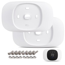 CERCGVEL Trim Plate Compatible with ecobee Smart Thermostat 2 Packs, White