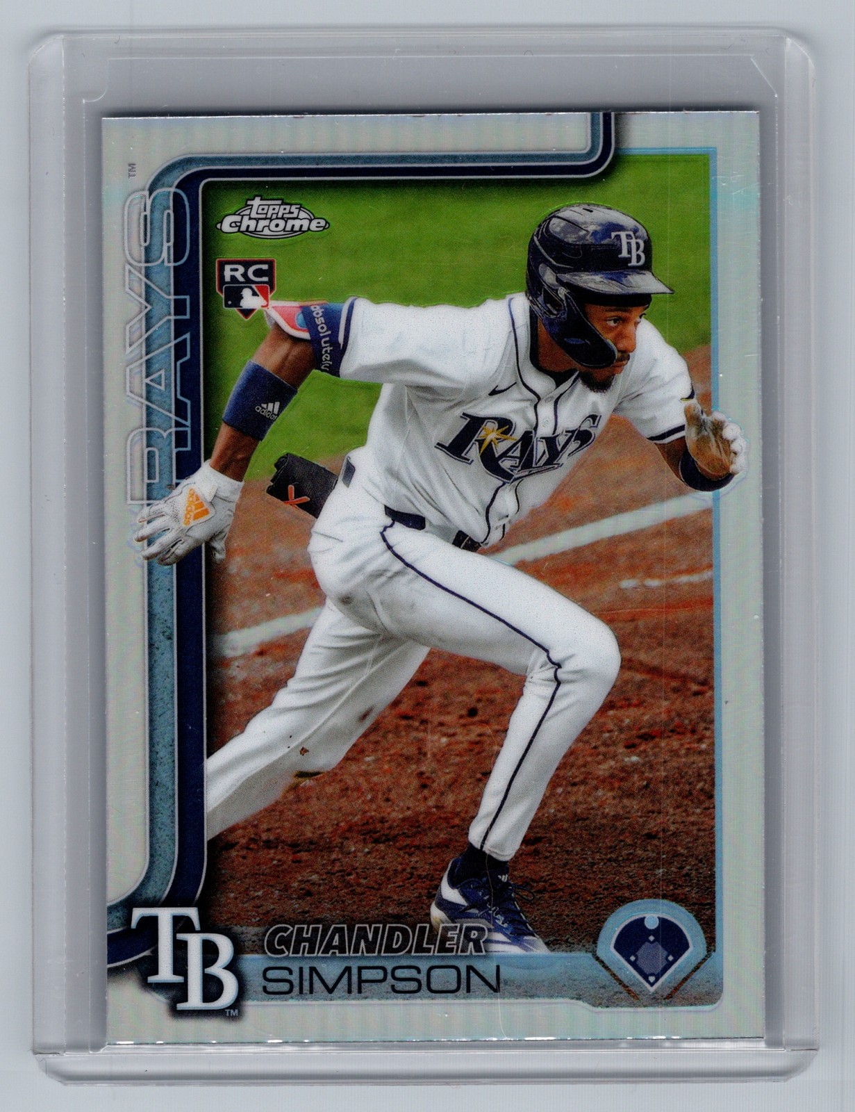 2025 Topps Chrome Update Chandler Simpson #USC179 Refractor RC Rays
