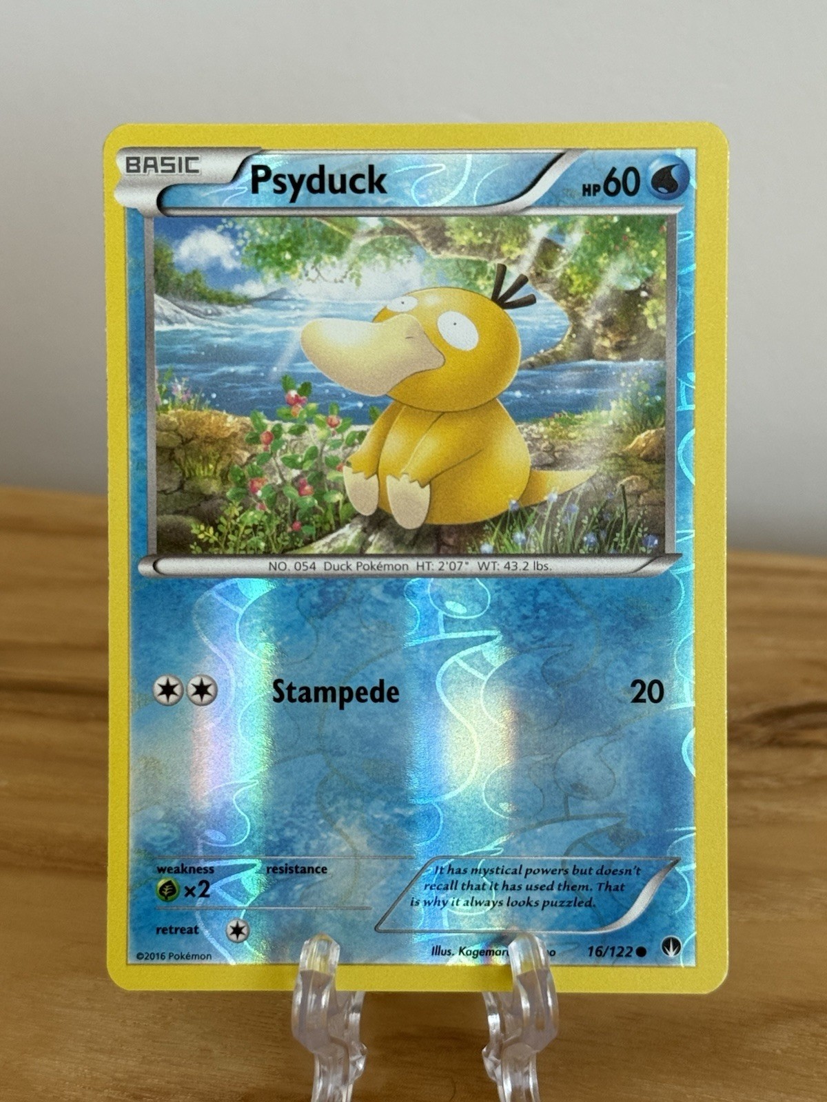 Psyduck 16/122 Reverse Holo 2016 Pokemon TCG Breakpoint - NM