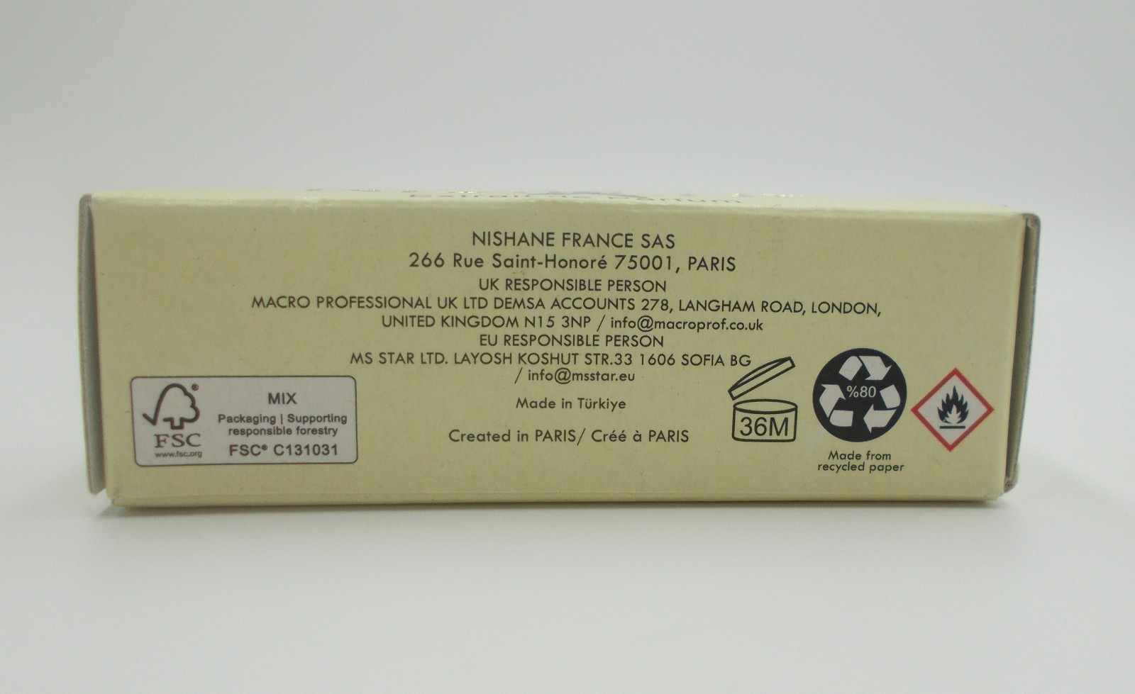 Nishane Ani X Perfume Extrait Boxed Fragrance Spray 2 ml New & Authentic