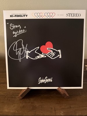 Stephen Sanchez Sings Love Love Love Signed Yellow Vinyl LP Autographed Insert