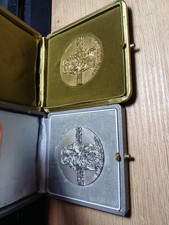 2 medaglie Argento e Bronzo PAOLO VI MEDAGLIA ricordo del XXVI ANNO SANTO 1975