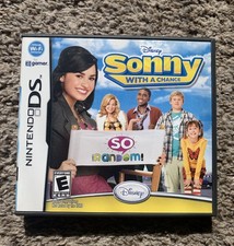 Sonny With A Chance Nintendo DS game & case Disney 2009 Demi Lovato So Random