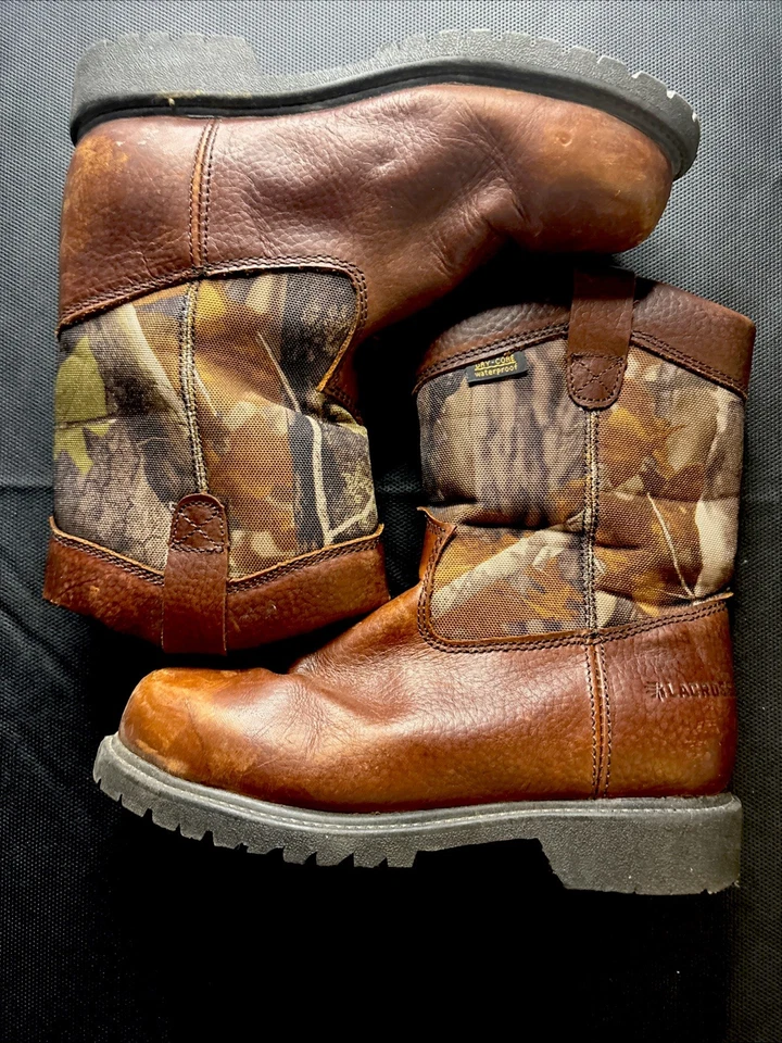 Lacrosse Youth Big Kid Size 4 Insulated Dry Core Waterproof Camo Boots - Image 2 of 4