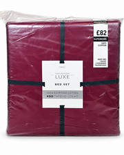 Next Luxe Bedset 100% Egyptian Cotton SuperKing Duvet + Pillow 400 Thread Count