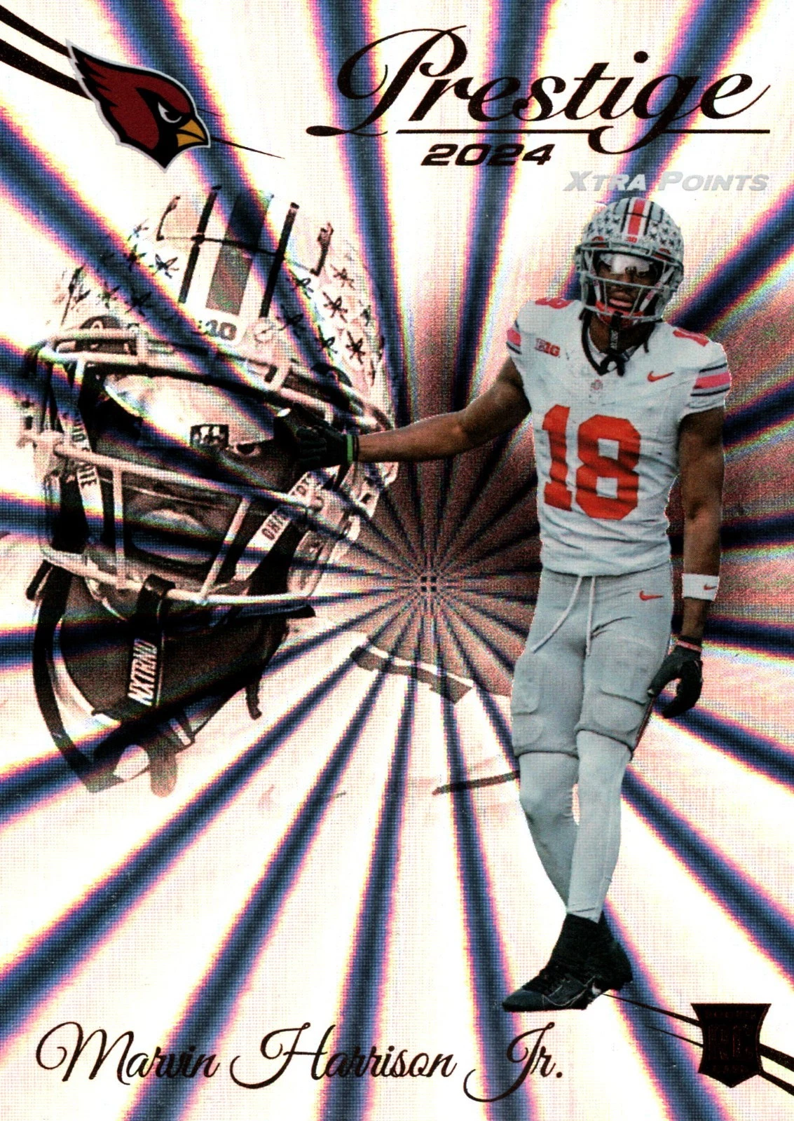 2024 Panini Prestige - Rookies Marvin Harrison Jr. #303 Xtra Points Diamond (RC)
