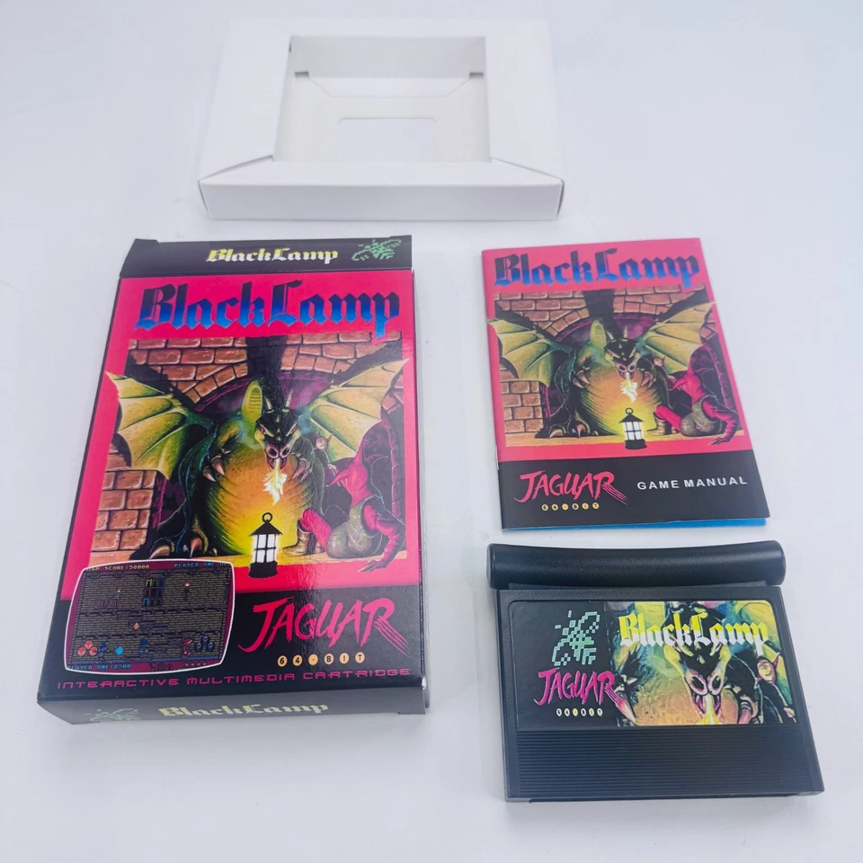 Black Lamp - Atari Jaguar, 1988 Homebrew RARE Game CIB Complete SHARP FREE SHIP! - Image 2 of 4