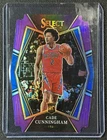 CADE CUNNINGHAM 2021-22 PANINI SELECT #116 PURPLE PRIZM DIE CUT RC PREMIER 26/99