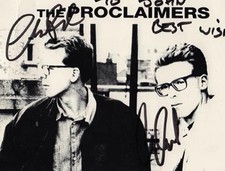 The Proclaimers Christopher Walken Signed Autographed Promo Card