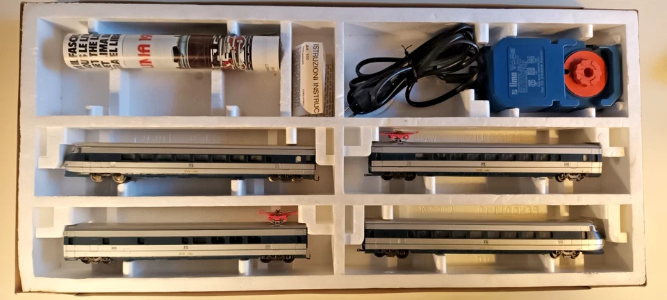 LIMA - ETR 401 "PENDOLINO" - Scala HO -Con scatola -Con trasformatore - anni '70 - Immagine 2 di 4