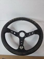Heart Less Quick Release 350mm 3deep Dish Suede Black Drift Steering Wheel Us Heart Less Quick Release 350mm 3deep Dish Suede Black Drift Steering Wheel Us