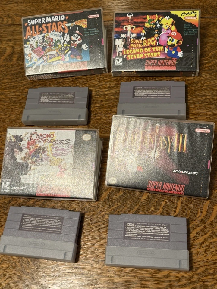 Chrono Trigger - Super Mario RPG - Final Fantasy VI - Super Mario All Stars - Image 2 of 4