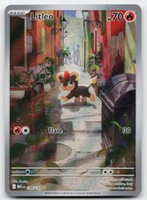 litleo pokemon card AR 66/63 M1S Mega Symphonia Japanese  GLIT Japanese Hobby Shop Live Coal 10 Pokemon Forbidden Light Litleo #18