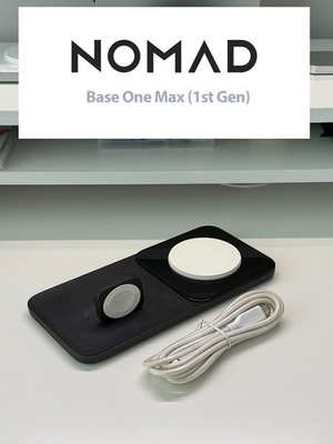 #ad Base One Max MagSafe 15W Wireless Charging Pad Apple Watch iPhone AirPods NOMAD $48.75