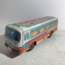 Vintage Japanese Tin Toy Bus Ichiko Expressway