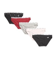 Calvin Klein 5pk Autograph Bikinis Women Panties Underwear Multicolor Small