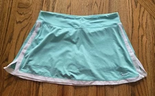 Nike Dri-fit Skort Skirt Tennis Athletic Running Women's Size L Mint Green (#79)