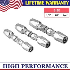 Hydraulic Hose Repair Kit 1/4" 3/8" 1/2" ID For R17 R19 2-Wire Hydraulic Hoses