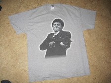 Vtg Scarface T-Shirt Tony Montana Al Pacino Machine Gun Mens Size Large Knit USA