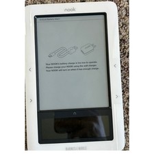 Barnes Noble Nook 1st Edition E-Reader BNRV100 White