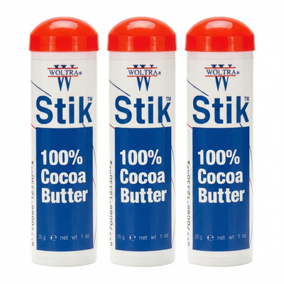 Woltra 100% Cocoa Butter Stik, 1 oz - 3Pack